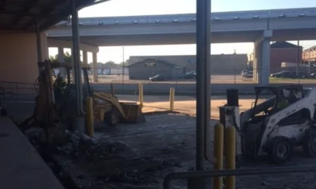 Selective concrete slab removal during renovation (7)